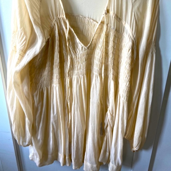 Free People Bell Sleeve Peasant Smock - Picture 1 of 3